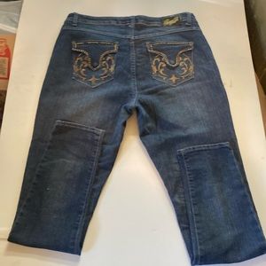 Apple Bottoms Jeans Womens Blue Size 16